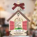 5 x New Home Ornament 2025 - House Warming Gifts for Homeowner Couples Men Women, Cute Christmas Ornaments for Tree Decor, Our First House Ornament, New Home Gift Ideas for Friends Neighbors