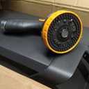 Retractable Garden Hose Reel 5/8 in x100 ft, Heavy Duty Wall Mounted Hose Reel with 10- Function Sprayer Nozzle, Any Length Lock/Automatic Slow Return System,180 Swivel Bracket