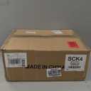 KUSSCO Modern Chandeliers for Dining Room 6-Light Gold Chandelier Seeded Glass Pendant Lights Kitchen Island for Living Room Foyer Bedroom E26 Base