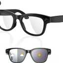 Upgraded AI Smart Glasses with Camera 8MP HD1080P Video Glasses with Camera and Audio -Video Recording Glasses with Audio, Video Glasses, Real-Time Translation