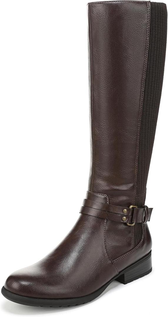 LifeStride Women's X-Anita Boot, 8 Wide, Dark Chocollate