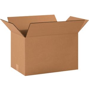Box USA Double Wall Shipping Boxes Medium 20"L x 12"W x 12"H 15-Pack - Corrugated Cardboard Box for Moving, Mailing, Packing, Packaging and Storage