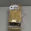 Large Stainless Steel 4 Sides Grater Slicer with Handle, Multifunctional Cutter Planing for Ginger, Garlic, Cucumbers, Carrots, Cheese, Potato, Ergonomic Design Kitchen Gadgets Accessories Gold