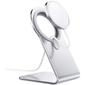Stand for MagSafe Charger, CreaDream Aluminum Stand Holder for iPhone 16 15 14 13 12 Series, Magsafe Accessories Compatible with iPhone 16 15 14 13 12 Plus, Pro, Pro Max [MagSafe Charger Not Included]