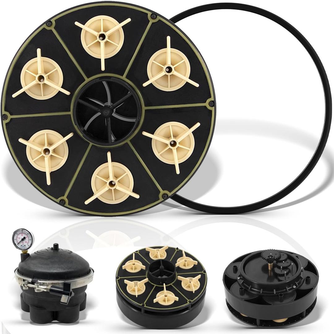 Premium 6 Port Module Kit Replacement for Paramount Water Valve, 004-302-4408-00 Replacement Part with Valve Shell Oring, 004302440800, 005302010000