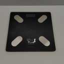 NUTRI FIT Smart Scale for Body Weight Body Composition Monitor, Bathroom Digital Weighing Scale with BMI, Body Fat, Muscle Mass, Accurate Bluetooth Home User Health Equipment Sync Apps, Black