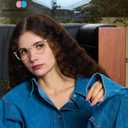 Firmoo Anti Blue Ray Computer Reading Glasses, Vintage Chic Square TR Frame, Anti Eyestrain UV400 Protection Glasses for WomenClear, 2.50