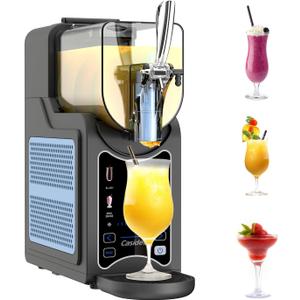 6 in 1 Slushie Machine for Home, No Ice Needed Slushy Machine 88oz Frozen Drink Maker, Bigger Tank, Auto Clean, Easy to Make Slush, Juice, Frappe, Milk Shake, Cold Drink and Cocktail