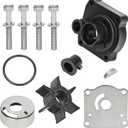 Water Pump Impeller Repair Kit Compatible with Yamaha Outboard F25 25 30HP Motors 4 Stroke C30 Two Stroke Replacement for 61N-W0078-10-00 61N-W0078-11-00 Serria 18-343