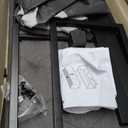 SONGMICS Storage Ottoman Bench, Foot Rest with Legs, 15.7 x 43.3 x 15.7 Inches, End of Bed Bench, Storage Chest, Load up to 660 lb, for Living Room, Bedroom, Entryway, Dark Gray ULSF088G01