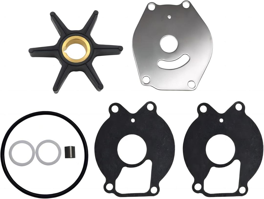 85089Q4 Water Pump Impeller Kit for Mercury Marine Force 15hp 18hp 20hp 25hp Replaces 47-85089T7 Sierra 18-3215 2-Cycle Outboard Engines