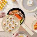 Dezin Hot Pot Electric, 2L Non-Stick Saut Pan, Rapid Noodles Cooker, Mini Portable Pot for Steak, Egg, Fried Rice, Ramen, Oatmeal, Soup with Power Adjustment & Spatula, College Dorm Room Essential