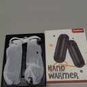 Rechargeable Hand Warmers 2 Pack, 6000mAh Electric Hand Warmer Rechargeable, 2 in 1 Portable Hand Warmers with AI Smart Chips, Outdoor, Hunting, Camping for Family for Christmas (Black)