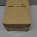 Delamu 2-Tier Under Sink Organizers and Storage, Multi-Purpose Stackable Bathroom Cabinet organizers, Pull Out Kitchen Pantry Organization and Storage with Dividers(2 Pack, Amber)