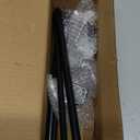 Multi Functional Hanging Pole Magnetic Curtain Rods For Metal Doors No Tools Required, Multi-Use Adjustable Appliance For Windows Iron Steel Places09-16 Inch 2 Pack,Black