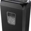 Bonsaii 6-Sheet Cross Cut Paper Shredder for Home, 3.4 Gal Bin
P-4 Security Level, Shreds Credit Cards, Staples & Paper Clips, with Portable Handle, Small Shredder for Home Office，C237-B
