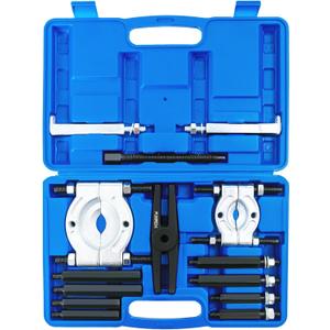14pcs Bearing Removal Puller Kit 5 Ton Capacity Pinion Wheel Bearing Separator Tool with 2" / 5cm and 3" / 7.5cm Jaws Wheel Hub Axle Puller Set