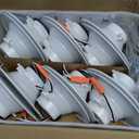 12 Pack 5/6 Inch 5CCT LED Recessed Lighting Retrofit, 2700K/3000K/4000K/5000K/6500K Selectable, Dimmable Can Lights with Baffle Trim, 12W=150W, High Brightness 1000LM, IC& Wet Rated, ETL&FCC Certified