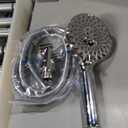 SR SUN RISE Filtered Shower Head with Handheld High Pressure 9 Spray Mode Showerhead Detachable Shower Head Water Softener Filters Beads for Hard Water Remove Chlorine 1 Filter Chrome