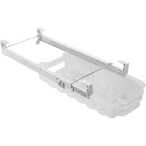 Smart Design Adjustable Sliding Pull Out Egg Drawer - Holds 18 Eggs - BPA Free - Fridge Bin, Refrigerator Holder Box, Clear Plastic Freezer Container, Food Storage Shelf, Organizer Tray - Clear