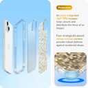 LONLI Hue - Champagne Gold Diamond Facet Sparkling Phone Case for iPhone 15 - [Sparkle Glow Finish, Luxe Glitter Protection] - [360 Shock-Absorbent Bumper] - for iPhone 15