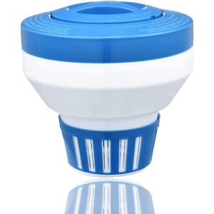 Pool Chlorine Floater, 7.5" Large Floating Chlorine Dispenser, Optimal Pool with Adjustable Release for Indoor & Outdoor Swimming Pool Hot Tub