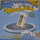 VISTOP Non-Slip Splash Pad for Kids and Dog, Thicken Sprinkler Pool Summer Outdoor Water Toys - Fun Backyard Fountain Play Mat for Baby Girls Boys Children or Pet Dog (67 inch, Blue&Blue)