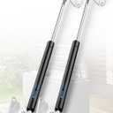 15 inch Gas Struts 22.5lb/100N Gas Prop Spring Shock with L Mounts for Light Duty Cabinet Door Lid Tool Toy Storage Box Truck Cap Topper Camper Window Lift Supports (Support Weight 17-25lbs)