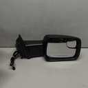 Passenger Right Side Door Mirror Power and Heated with Blind Spot Glass Textured Back Cover for RAM 1500 from 2019 to 2024