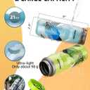 ROCKBROS Bike Water Bottle 21oz Bicycle Water Bottle for 5hrs Insulation Sports Squeeze Water Bottle with Leakproof Design