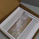 Zejoot Window Air Conditioner Side Panels with Frame, Adjustable AC Insulation Side Panels for Window Units, Air Conditioner Accordion Filler Curtain Kit Replacement for 5000 BTU Units