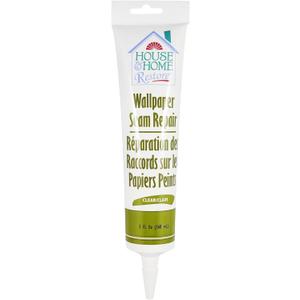 Red Devil 0878 Wallpaper Adhesive, House & Home Restore Premium Wall Paper Seam Repair Glue/Paste, 5 oz.