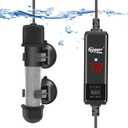 hygger Small Aquarium Betta Heater, Submersible Fish Tank Heater 10W/25W/50W/100W with LED Digital Display, Suitable for Marine Saltwater and Freshwater up to 5/10/16/26 Gallon