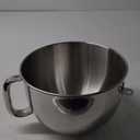 6QT Stainless Steel Mixer Bowl Compatible with Kitchenaid Stand Mixer, Kitchen Aid Mixing Replacement Bowl with Ergonomic Handle for 6QT Lift Mixer