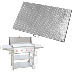 Camp Chef FTG600 32 Inch Griddle Cover, Griddle Accessories, FTG600 Cover, Flat Top Grill Cover for Camp Chef, Great for Outdoors, use as Tabletop, Diamond Plate Aluminum