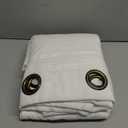 BGment Light Beige Blackout Curtains for Living Room 84 Inch Long - Linen Textured Thermal Insulated Total Sun Blocking Bronze Grommet Window Drapes for Farmhouse, 2 Panels, 52 x 84 Inch