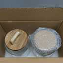 Sweejar Glass Jars for Laundry Room Organization, 90 ounce Laundry Pods Container, Glass Food Storage Jars with Airtight Lid, 2 Pack, Hand Lid