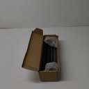 Tension Curtain Rod, 51-165 Inch,Spring Shower Closet for Windows or Shower,Easy to Install, No Drilling, Rust, Bathroom, Rod Diameter 1.26 Inches, Black,Umimile