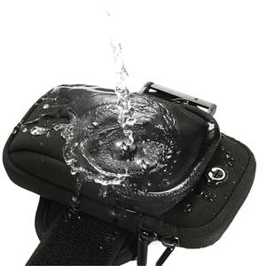 Running Armband for Phones up to 6.2" - Water-Resistant Fabric with Adjustable Strap & Headphone Port, Hands-Free Workout Pack for Gym Jogging (Black)