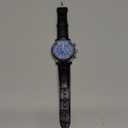 Avaner Men's Leather Strap Watches: Analog Quartz Classic Wrist Watches with Three-Eye Dials and Date