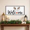 Christmas Doormat Stencils 27"x17" Large Christmas Stencils for Door Mats Holiday Stencil for Painting on Wood Doormat Canvas Window Glass Decor