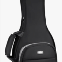 Alena Acoustic Guitar Bag, 10mm-0.39in Thick Padding, for 41-42 Inch Guitars,Waterproof Material, Plush Lining, Reinforced Patches, 2 Outside Pockets, Black,YH200D