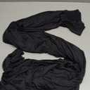 DAAWENXI Women's Sexy Deep V Neck Maxi Dress Long Sleeve Tie Wedding Guest Cocktail Evening Dresses (Black)