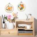 DIAMOND DOTZ Kits - Embroidery Country Garden: A Stunning Embroidery Kit Perfect for Beginners and Adults, Easy-to-Follow Instructions, Vibrant Threads, and Timeless Beauty