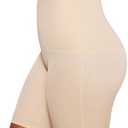 Vertvie Tummy Control Shapewear Shorts for Women High Waisted Body Shaper Panties Thigh Slimming Slip Shorts Under Dresses Small, Nude 