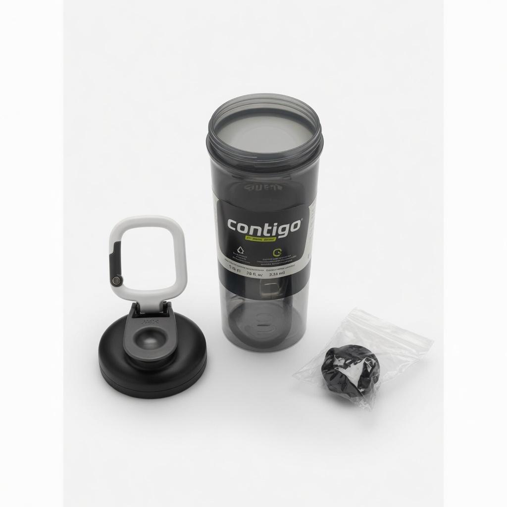 Contigo Fit Leak-Proof Shake & Go Mixer Bottle 28 oz Sake Color