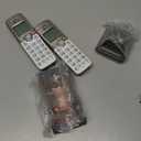 AT&T DL72219 DECT 6.0 2-Handset Cordless Phone for Home with Connect to Cell, Call Blocking, 1.8" Backlit Screen, Big Buttons, intercom, and Unsurpassed Range