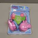Peppa Pig - Kids Bluetooth Headphones, Wireless & Wired Over-Ear Headphones with Safe Volume, Adjustable Headband, Rechargeable Battery & Stereo Sound Perfect for School, Home, & Travel