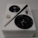 Ceiling Fans with Lights, 42 Inch Low Profile Ceiling Fan with Light and Remote Control, Reversible, LED Dimmable for Bedroom Living Room Indoor/Outdoor Patio Use