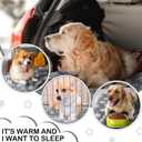 Tranqun 4 Pcs Waterproof Dog Puppies Cat Blankets Bed Mat Washable Crate Kennel Whelping Pads Reusable Pet Pee Pad Soft Reversible Pet Training Pads Sleep Floor Mat Guinea Pig Liner